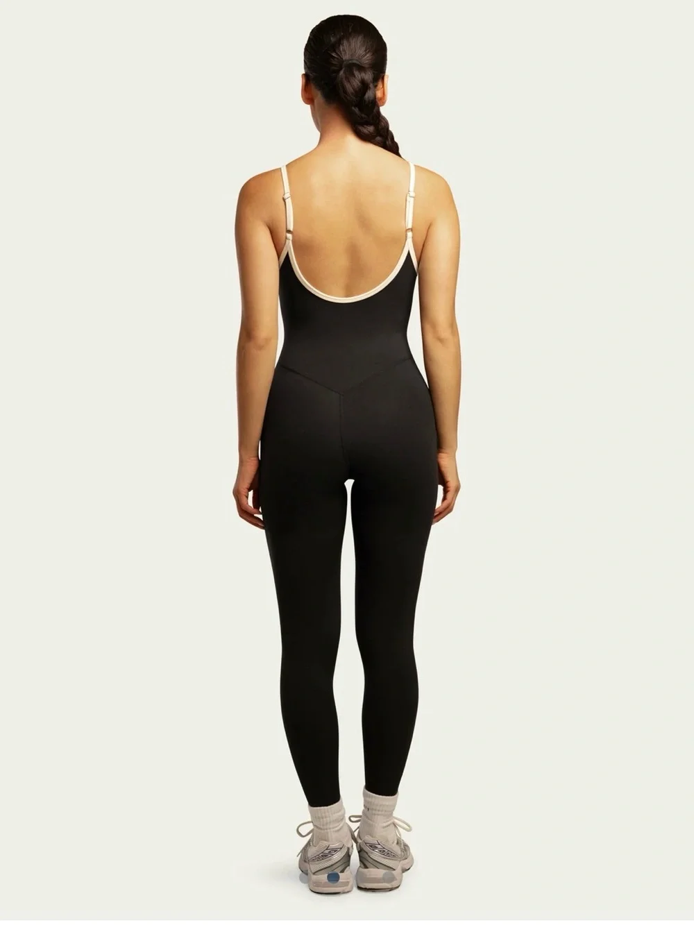 437 - The Onesie Black & Cream - Picture 2 of 5